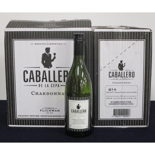 321 - V 12 bts Caballero de La Cepa Chardonnay 2017 oc (2 x 6) Mendoza