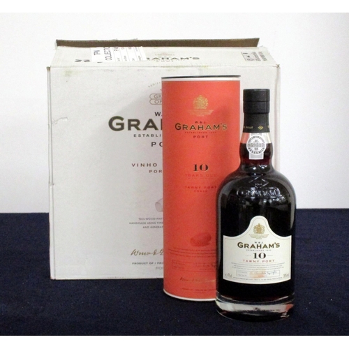 341 - V 6 bts Grahams 10 Year Old Tawny Port ind oc