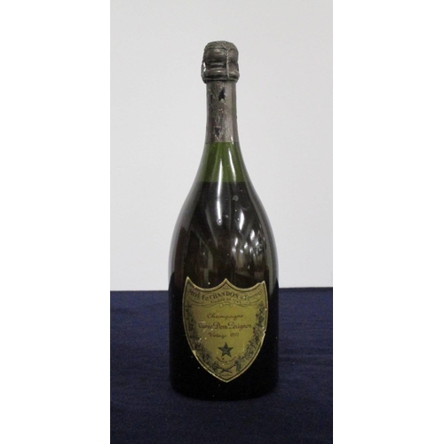 394 - 1 bt Dom Pérignon Champagne 1970 33mm below foil base, vsl foil damage, vsl scuffed label