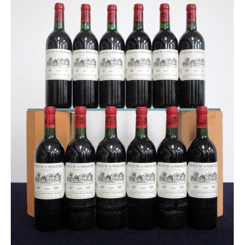 439 - 12 bts Ch. d'Angludet 1995 owc Cantenac (Margaux) Cru Bourgeois Exceptionnel 11 i.n, 1 vts