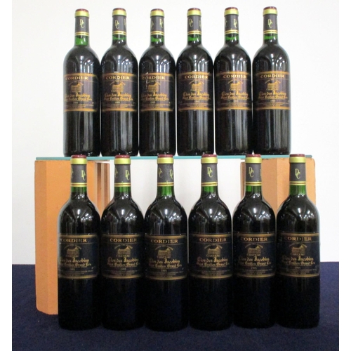 440 - 12 bts Ch. Clos des Jacobins 1995 owc St-Émilion, Grand Cru Classé 10 i.n, 2 vts