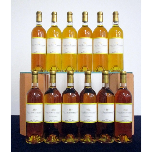 451 - 12 bts Clos Haut-Peyraguey 2007 owc Sauternes 1er Grand Cru Classé i.n