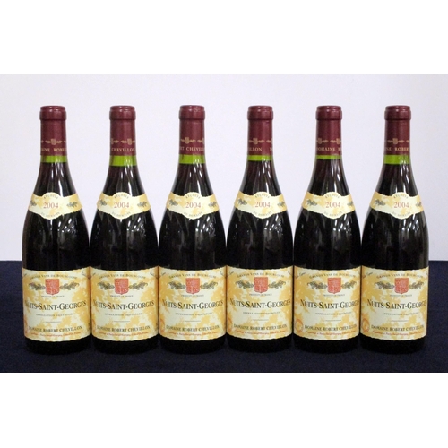 454 - 6 bts Nuits-Saint-Georges, V.V.  2004 Dom Robert Chevillon 4 i.n, 2 vts