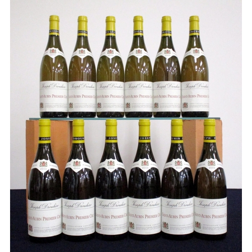 467 - 12 bts Saint-Aubin 1er Cru 2000 oc Joseph Drouhin   3 hf,  8 hf/i.n, 1 i.n