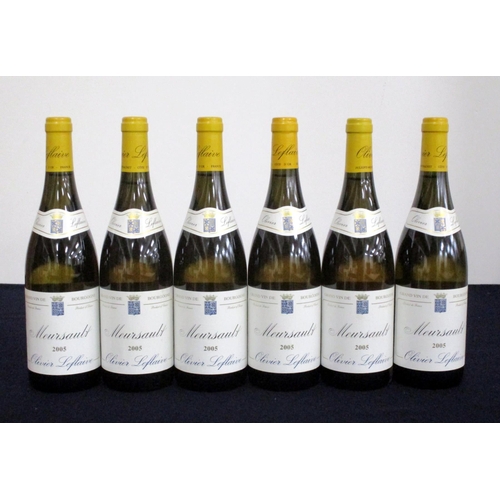 469 - 6 bts Meursault 2005  Oliver Leflaive 2 hf/i.n, 3 i.n, 1 vts