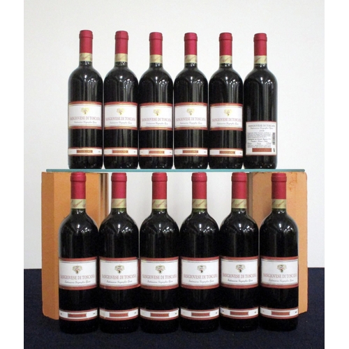 510 - 12 bts Uggiano Sangiovese di Toscana 2008 oc 9 i.n, 3 vts LHT MORE INFO