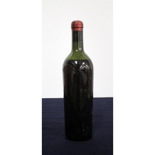 910 - 1 bt Ch. Mouton-Rothschild 1889 Pauillac, 1er Cru Classé, lms, no label ID from cork and capsule