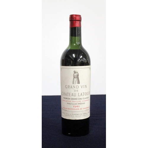 914 - 1 bt Ch. Latour 1948 Pauillac, 1er Cru Classé  ms/us