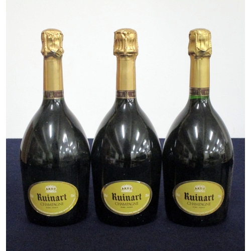 922 - 3 bts Ruinart Brut Champagne NV