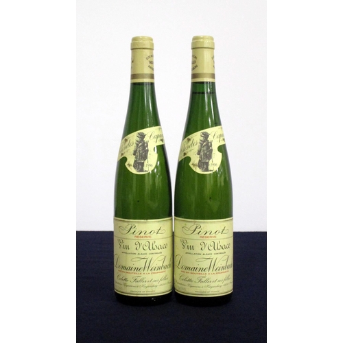 925 - 2 bts Dom Weinbach Pinot Réserve  1996 Clos des Capuçins