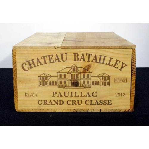 955 - 12 bts Ch. Batailley 2012 owc Pauillac, 5me Cru Classé