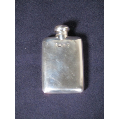 516 - A Silver Hip Flask, Birmingham 1899 - Arthur and John Zimmerman