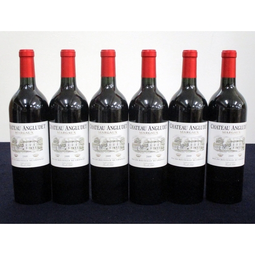 321 - 6 bts Ch. d'Angludet 2009 owc Cantenac (Margaux) Cru Bourgeois Exceptionnel 3 hf/i.n, 3 i.n