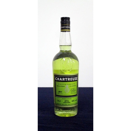 358 - v 1 70-cl bt Chartreuse Yellow label 40%