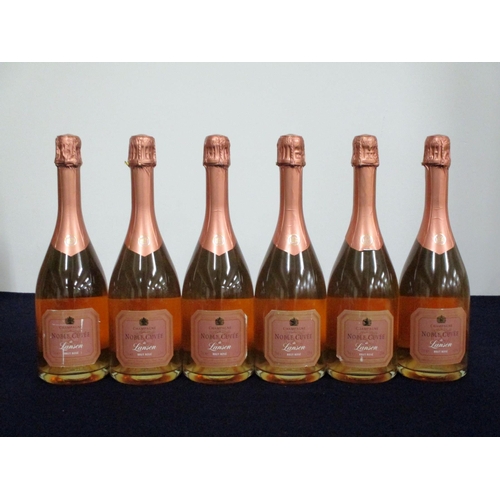 423 - 6 bts Noble Cuvée de Lanson Rosé Brut Champagne NV sl ntl