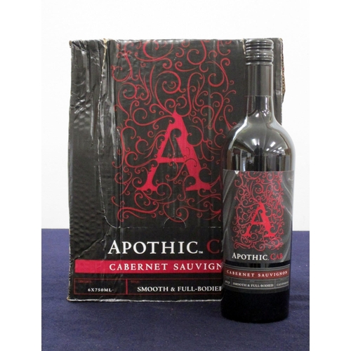 456 - 6 bts Apothic Cabernet 2019 oc Cabernet Sauvignon