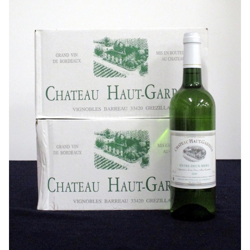 475 - v 12 bts Entre-deux-Mers Ch. Haut-Garriga Blanc 2020 oc (2 x 6) Bordeaux