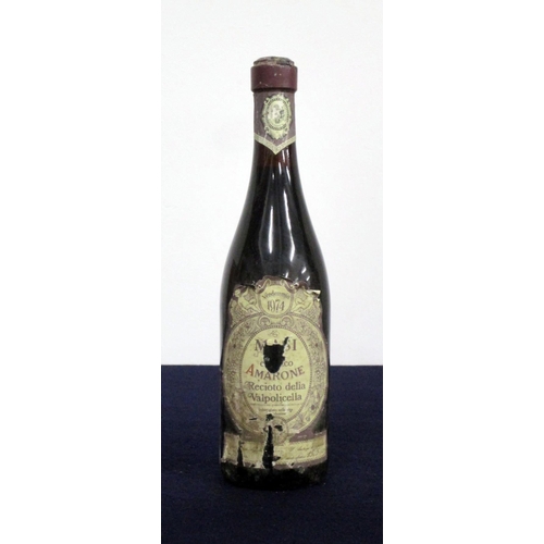 513 - 1 bt Masi Amarone Recioto Della Valpolicella Classico 1974 ts, cdl, foil damage