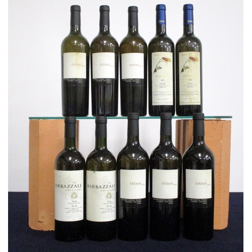 554 - v 2 bts Barbazzale Cottanera Inzolia 2003 Sicilia vts, vsl cdl 6 bts Kellerei Cantina Tramin Stoan W... 