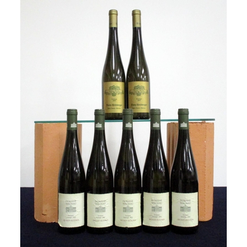 561 - v 2 bts Franz Hirtzberger Spitzer Setzberg Riesling 2003 Smaragd 5 bts Dom Wachau Terrassen Grüner V... 