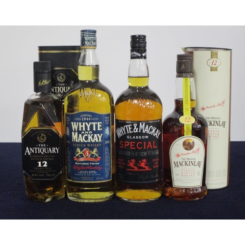 691 - 1 70-cl bt The Antiquary 12 YO Superior Deluxe Scotch Whisky 40% oc 1 litre bt Whyte & Mackay Mature... 