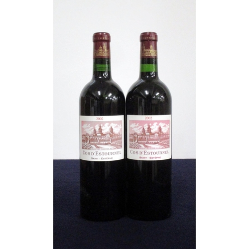 70 - 2 bts Cos d'Estournel 2002 St Estephe Grand Cru Classé, hf/i.n, i.n, 1 sl mis-printed label