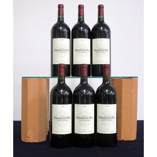 797 - 6 magnums Ch. Ormes de Pez 2009 owc St-Estephe i.n