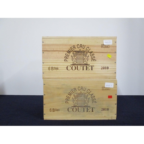 809 - 12 bts Ch. Coutet 2010 owc (2 x 6) Barsac, 1er Cru Classé