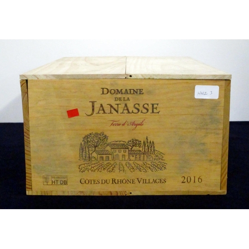 833 - 12 bts Côtes du Rhône  Villages, Terre D'Arigle 2016 owc Domaine de la Janasse