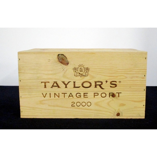 851 - 12 bts Taylors 2000 Vintage Port owc