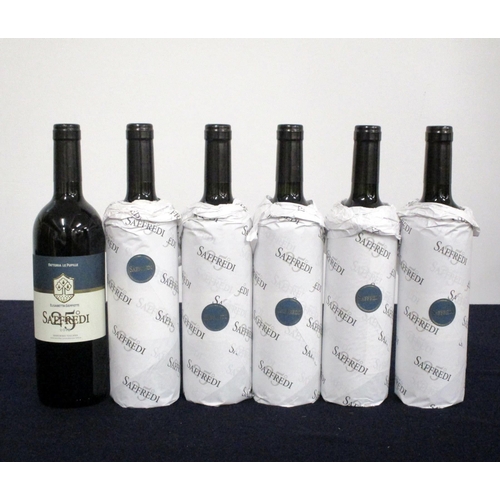 859 - 6 bts Saffredi 25° Maremma Toscana Fattoria Le Pupille Elisabetta Geppetti 2012 owc OT