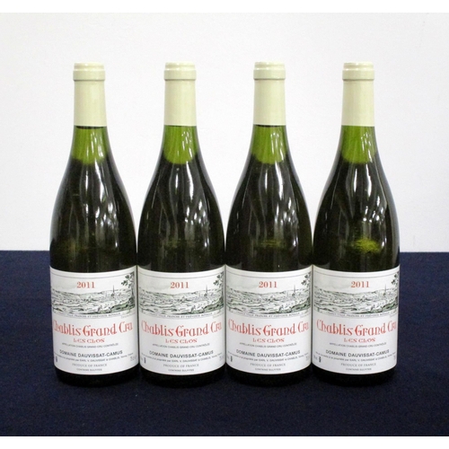 911 - 4 bts Chablis Grand Cru Les Clos 2011 Dom Darvissat-Camus