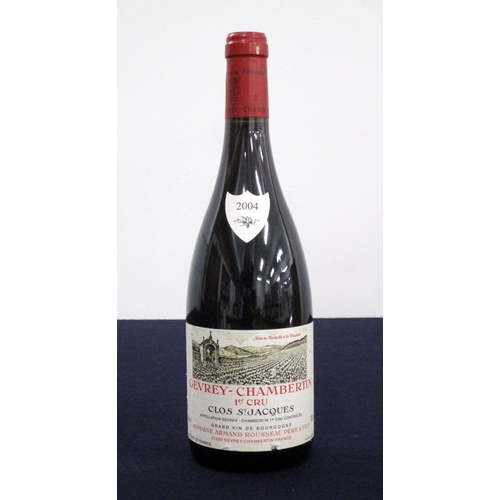 928 - 1 bt Gevrey-Chambertin 1er Cru Clos St Jacques 2004 Dom Armand Rousseau Père et Fils hf/i.n, sl ntl