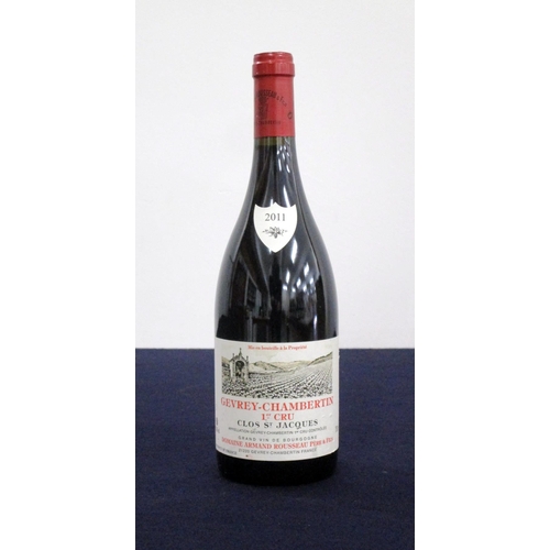 929 - 1 bt Gevrey-Chambertin 1er Cru Clos St Jacques 2011 Dom Armand Rousseau Père et Fils i.n, vsl ntl