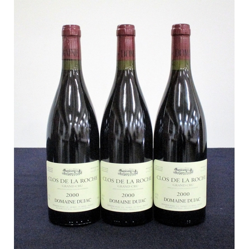 938 - 3 bts Clos de la Roche Grand Cru 2000 Dom. Dujac i.n