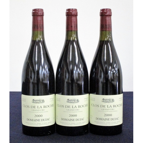 940 - 3 bts Clos de la Roche Grand Cru 2000 Dom. Dujac  ts