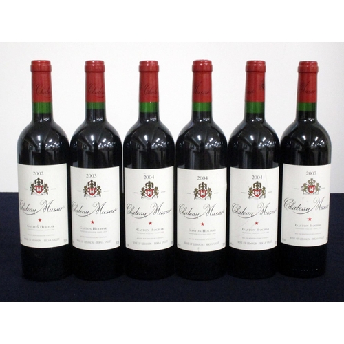 106 - 1 bt Ch. Musar 2002 Gaston Hochar i.n sl ntl 1 bt Ch. Musar 2003 Gaston Hochar i.n 3 bts Ch. Musar 2... 