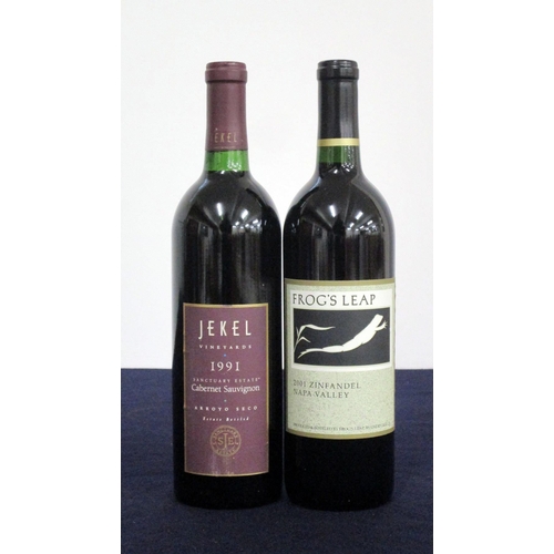 191 - 1 bt Jekel Vineyards Sanctuary Estate Cabernet Sauvignon Arroyo Seco 1991 Monterey County vts, vsl n... 