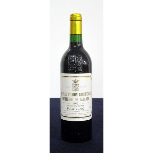 194 - 1 bt Ch. Pichon Lalande 1992 Pauillac, 2me Cru Classé i.n