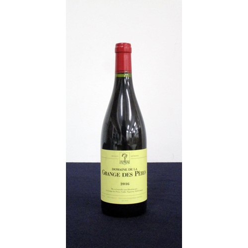 220 - 1 bt Dom de la Grange des Pères (rouge) 2016 Pays D'Hérault  hf, vsl ntl, 1 vsl dstl