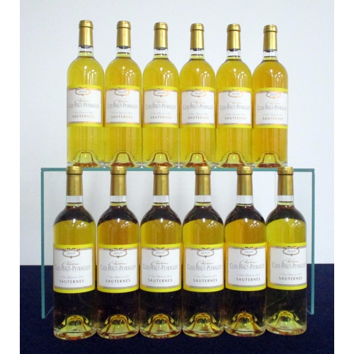 546 - 12 bts Ch. Haut-Peyraguey 2005 owc Sauternes 1er Cru Classé i.n