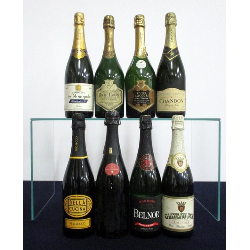 604 - 1 bt Heidsieck & Co Dry Monopole NV 1 bt Roche Lacour Crémant de Limoux 2003 1 bt Roche Lacour Blanc... 