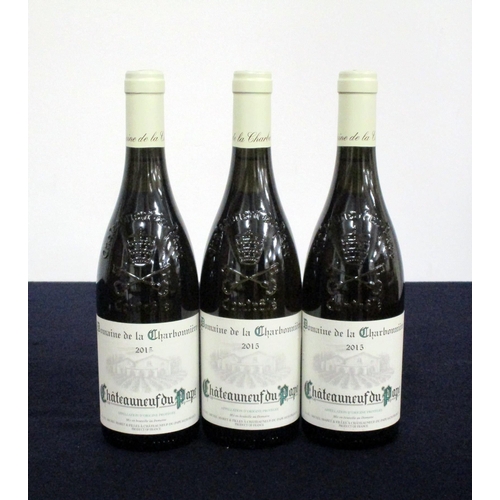 74 - 3 bts Châteauneuf du Pape Dom de la Charbonnière 2015 Michel Maret et Fils vsl ntl