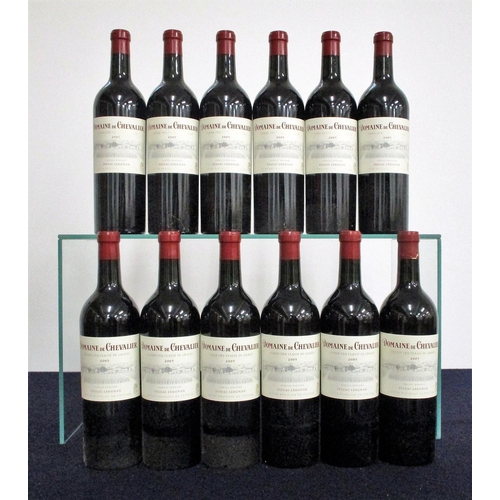 748 - 12 bts Dom de Chevalier Rouge 2005 owc Pessac-Leognan Grand Cru Classé de Graves i.n