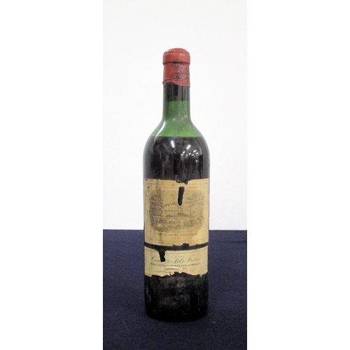 787 - 1 bt Ch. Lafite-Rothschild 1957 Pauillac, 1er Cru Classé, lms, Cruse et Fils slip label, aged/sl tor... 