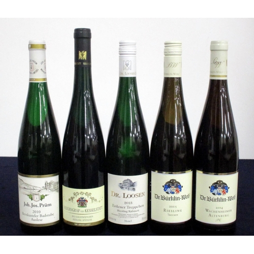 83 - 1 bt Joh. Jos. Prüm Bernkasteler Badstübe Auslese 2010 Mosel 1 bt Reichsgraf Von Kesselstatt Goldtrö... 