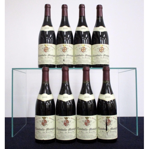 106 - 8 bts Chambolle-Musigny 1er Cru Les Groseilles 2005 Dom Digioia-Royer, i.n, 1 torn label, 3 sl torn ... 