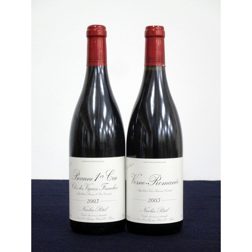 114 - 1 bt Beaune 1er Cru Clos des Vignes Franches Monopole 2005 Nicolas Potel hf 1 bt Vosne-Romanée V.V. ... 