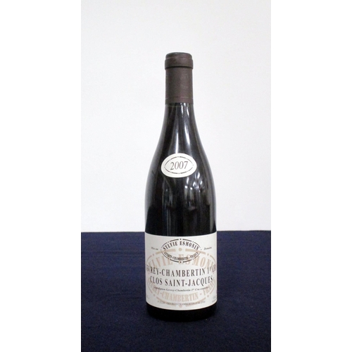 122 - 1 bt Gevrey-Chambertin 1er Cru Clos St-Jacques 2007 Sylvie Esmonin hf/i.n