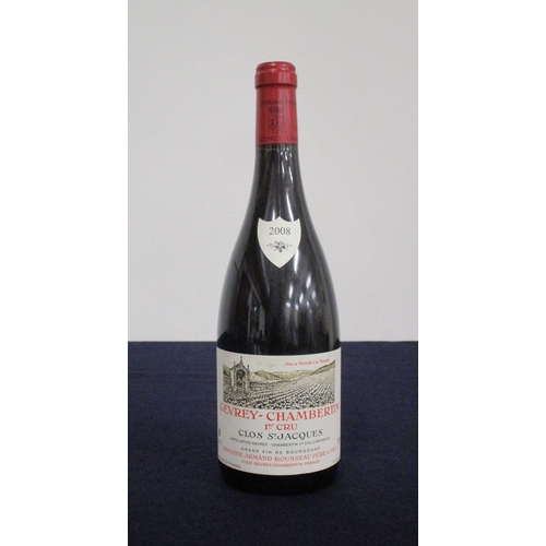 123 - 1 bt Gevrey-Chambertin 1er Cru Clos St-Jacques 2008 Dom Armand Rousseau Père et Fils  hf/in